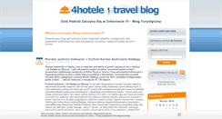 Desktop Screenshot of blog.4hotele.pl