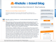 Tablet Screenshot of blog.4hotele.pl